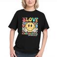 Groovy Kindergarten Smiles Back to School Youth T-shirt Groovy Kindergarten Smiles Back to School Youth T-shirt
