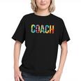 Groovy Tie Dye Coach Appreciation Back to School Youth T-Shirt Groovy Tie Dye Coach Appreciation Back to School Youth T-Shirt