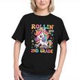 Magical Unicorn Rollin into 2nd Grade Back to School Youth T-Shirt