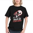 Mask On Fear Gone Baseball Catcher Softball Graphic Youth