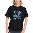 Ninth Birthday Girl Mermaid 9th Toddler's Back To School Graphic Youth Ninth Birthday Girl Mermaid 9th Toddler's Back To School Graphic Youth