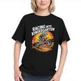 Racing into Kindergarten! Dirt Bike Back to School Youth T-shirt