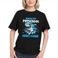 Shark Attack! Roaring into Preschool Back to School Youth T-Shirt Shark Attack! Roaring into Preschool Back to School Youth T-Shirt