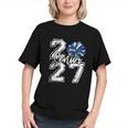 Spirited Cheer Blue Class of 2027 Back to School Youth T-Shirt Spirited Cheer Blue Class of 2027 Back to School Youth T-Shirt