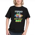 Stepdad Of The Birthday Boy Baseball Football Colorful Graphic Youth Stepdad Of The Birthday Boy Baseball Football Colorful Graphic Youth
