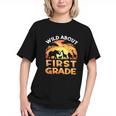 Wild About First Grade Zoo Animals Back To School Safari Graphic Youth Wild About First Grade Zoo Animals Back To School Safari Graphic Youth