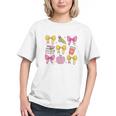Charming Coquette Bow & Books Back to School Youth T-shirt Charming Coquette Bow & Books Back to School Youth T-shirt