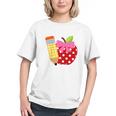 Girls Back To School Apple Toddler First Day Of Preschool Graphic Youth