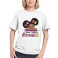 Little Miss Kindergarten Afro Puff Girl Back To School Graphic Youth
