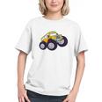Monster Truck School Bus Yellow Back To School Kids Toddler Graphic Youth