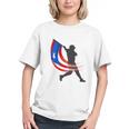 Puerto Rico Baseball Flag Player Boricua Heritage Sports Graphic Youth Puerto Rico Baseball Flag Player Boricua Heritage Sports Graphic Youth