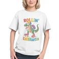 Roaring into Kindergarten! T-Rex Back to School Youth T-shirt