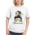 Rocking the Bus Driver Life Messy Bun Back to School Youth T-shirt Rocking the Bus Driver Life Messy Bun Back to School Youth T-shirt