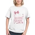 Sweet Pink Coquette Bow 2nd Grade Back to School Youth T-Shirt Sweet Pink Coquette Bow 2nd Grade Back to School Youth T-Shirt