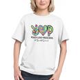 Vibrant Vibes for the First Day! Peace Love Preschool Youth T-shirt