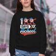 100 Days Of School Boys Baseball Drip 100th Day Dabbing Ball Youth Crewneck Sweatshirt 100 Days Of School Boys Baseball Drip 100th Day Dabbing Ball Youth Crewneck Sweatshirt