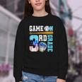 3rd Grade Back To School Baseball Drip Ice Cream Game On Youth Crewneck Sweatshirt