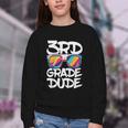 3rd Grade Dude Shirt Back To School Third Grade Boy Girl Youth Crewneck Sweatshirt