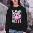 4th Grade Vibes Groovy Back To School Fourth Grade Girls Kid Youth Crewneck Sweatshirt 4th Grade Vibes Groovy Back To School Fourth Grade Girls Kid Youth Crewneck Sweatshirt