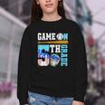 5th Grade Back To School Baseball Drip Ice Cream Game On Youth Crewneck Sweatshirt