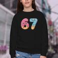 67 Shirt Baseball Life Style 101 Apparel Youth Drip Meme 6 7 Youth Crewneck Sweatshirt