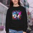 7th Birthday I Was 6 Now I'm 7 Baseball Ice Cream Drip Youth Crewneck Sweatshirt 7th Birthday I Was 6 Now I'm 7 Baseball Ice Cream Drip Youth Crewneck Sweatshirt