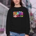 Aloha Pre-K Tropical Floral Beach Silly Goose Back To School Youth Crewneck Sweatshirt Aloha Pre-K Tropical Floral Beach Silly Goose Back To School Youth Crewneck Sweatshirt