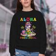 Aloha Preschool Unicorn Hawaii Back To School Kids Girl Youth Crewneck Sweatshirt Aloha Preschool Unicorn Hawaii Back To School Kids Girl Youth Crewneck Sweatshirt