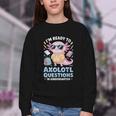 Axolotl Questions Kindergarten Back To School Youth Crewneck Sweatshirt