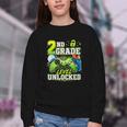 Back To School 2nd Second Grade Level Unlocked Gamer Kid Youth Crewneck Sweatshirt Back To School 2nd Second Grade Level Unlocked Gamer Kid Youth Crewneck Sweatshirt