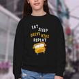 Back To School Bus Driver Appreciation Thank You Quote Youth Crewneck Sweatshirt