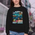 Back To School Ready To Crush 1st Grade Monster Truck Boys Youth Crewneck Sweatshirt Back To School Ready To Crush 1st Grade Monster Truck Boys Youth Crewneck Sweatshirt
