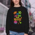 Back To School Sports Basketball Football Recess Youth Crewneck Sweatshirt Back To School Sports Basketball Football Recess Youth Crewneck Sweatshirt