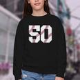Baseball 1976 50th Birthday Vintage 50 Years Old Retro Youth Crewneck Sweatshirt Baseball 1976 50th Birthday Vintage 50 Years Old Retro Youth Crewneck Sweatshirt