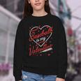 Baseball Is My Valentine Coach Player Lovers Cool Sport Love Youth Crewneck Sweatshirt