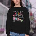 Battery Life Of A Media Specialist Back To School Youth Crewneck Sweatshirt Battery Life Of A Media Specialist Back To School Youth Crewneck Sweatshirt