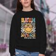 Bruh We Back 4th Grade Vibes Back To School Fourth Grade Youth Crewneck Sweatshirt Bruh We Back 4th Grade Vibes Back To School Fourth Grade Youth Crewneck Sweatshirt