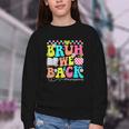 Bruh We Back Paraprofessional Back To School Youth Crewneck Sweatshirt