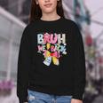 Bruh We Back Sixth Graders Back To School Coquette Bow Girl Youth Crewneck Sweatshirt Bruh We Back Sixth Graders Back To School Coquette Bow Girl Youth Crewneck Sweatshirt