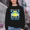 Bruh It's My First Day Of 2nd-Grade Back To School Kids Boys Youth Crewneck Sweatshirt Bruh It's My First Day Of 2nd-Grade Back To School Kids Boys Youth Crewneck Sweatshirt