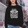 The Only BS I Need In My Life Is Baseball Season Player Joke Youth Crewneck Sweatshirt The Only BS I Need In My Life Is Baseball Season Player Joke Youth Crewneck Sweatshirt