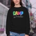 Camp Director Counselor Camper Camping Back To School Youth Crewneck Sweatshirt Camp Director Counselor Camper Camping Back To School Youth Crewneck Sweatshirt