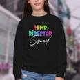 Camp Director Squad Counselor Camper Camping Back To School Youth Crewneck Sweatshirt Camp Director Squad Counselor Camper Camping Back To School Youth Crewneck Sweatshirt