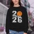 Class Of 2026 Basketball Senior 2026 Back To School Youth Crewneck Sweatshirt Class Of 2026 Basketball Senior 2026 Back To School Youth Crewneck Sweatshirt