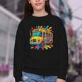 Colorful School Bus Driver Back To School Men Women Kids Youth Crewneck Sweatshirt Colorful School Bus Driver Back To School Men Women Kids Youth Crewneck Sweatshirt