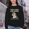 Too Cool For School Unicorn Back To School Humor Youth Crewneck Sweatshirt Too Cool For School Unicorn Back To School Humor Youth Crewneck Sweatshirt
