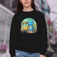 Dinosaur Kids Riding a Bus Back To School Ready To Crush Youth Crewneck Sweatshirt Dinosaur Kids Riding a Bus Back To School Ready To Crush Youth Crewneck Sweatshirt