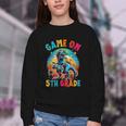 Dinosaur Video Games Back To School 5th Grade Boys Gamer Youth Crewneck Sweatshirt Dinosaur Video Games Back To School 5th Grade Boys Gamer Youth Crewneck Sweatshirt