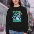Disney Stitch Fifth Grade Back To School 1st Day Of School Youth Crewneck Sweatshirt