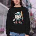 Donut Baseball Hat Ball Bat Cute Sport Toddler Boys Kids Men Youth Crewneck Sweatshirt Donut Baseball Hat Ball Bat Cute Sport Toddler Boys Kids Men Youth Crewneck Sweatshirt